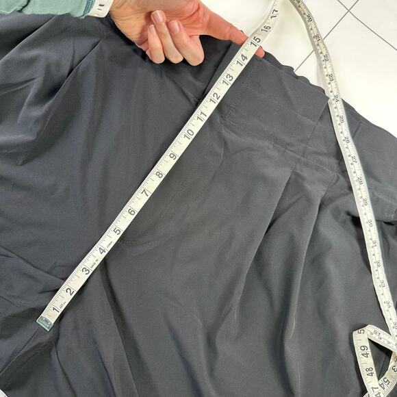 Athleta Pants Womens 24 Black Skyline Paperbag High Rise Commute Travel Work - Picture 10 of 13